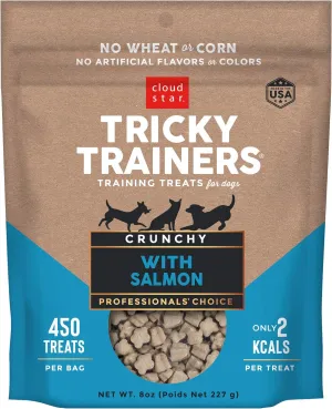 Tricky Trainers Crunchy Dog Treats with Salmon - 8oz