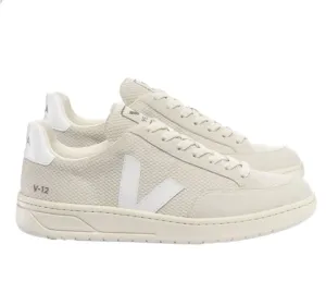 VEJA V-12 Alveomesh Natural white women