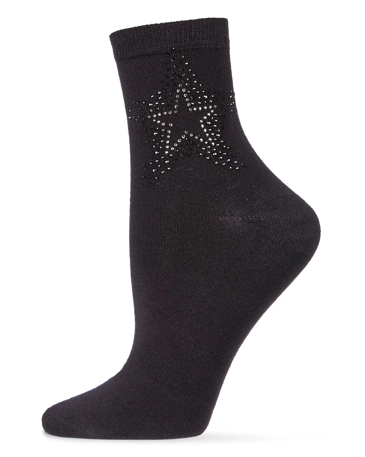 Women's Starstruck Rhinestone Embellished Anklet Sock